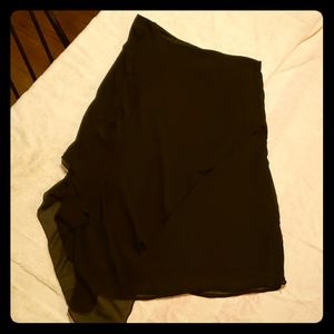 One shoulder little black dress